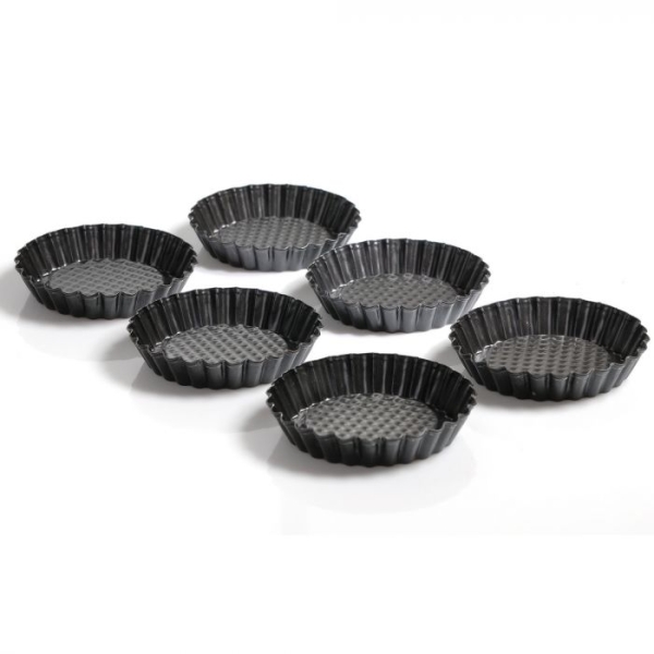 Tartlet Pans - 6 pieces - 10cm